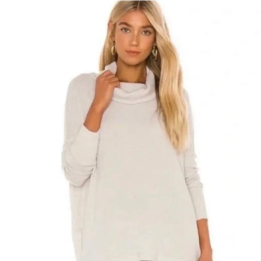 Free People stone cold Waffle top new